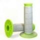 Renthal, gripy MX Dual Compound Tapered GREEN H/WAFF, (dvousměs.), barva šedá/zelená