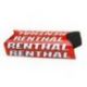 Renthal, chránič na řídítka FATBAR TEAM ISSUE (240mm), barva červená/bílá, s logem Renthal