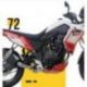 Crosspro, alu padací rámy a výztuhy chladiče, Yamaha XTZ 690 TENERE 700 (EURO 4 I EURO 5) '19 - '21, červená barva