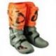 Leatt, MX boty 5.5 Flexlock Enduro Boot CACTUS, barva zelená/oranžová, velikost 43 / 27.5 cm