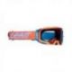 Leatt, brýle Velocity 5.5 GOGGLE NEON ORANGE LIGHT GREY 58% -, barva oranžová/modrá, zrcadlové kouřové sklo