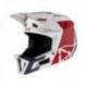 Leatt, cyklo přilba MTB Gravity 1.0 Junior V22 Helmet ONYX, barva bílá/červená/granátová, velikost XS 53-54 cm