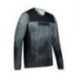 Leatt, cyklo dres MTB Gravity 4.0 Jersey Black, černá barva, velikost XS