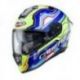 Caberg, integrální přilba, se sluneční clonou, model Drift Evo LB29 (Pinlock), černá/modrá/žlutá fluo, velikost L