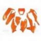 UFO, sada plastů, KTM EXC 125/150/250/300, EXC-F 250/350/450/500 '20-23, s rámečkem světla, OEM barva '22 (oranžová)