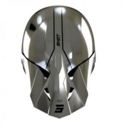 Shot Racing, MX přilba Furious Raw 3.0 Chrome Glossy, chrom barva, velikost M
