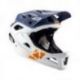 Leatt, cyklo přilba MTB 3.0 Enduro V22 Helmet Steel, barva bílá/modrá, velikost L 59-63cm