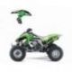 Blackbird, sada polepů, Kawasaki KFX 450 '08-'15 Dream 2, barva černá/zelená