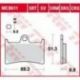 TRW, brzdové destičky KH252 KH380 SINTER RACING Yamaha FZ6 07-10, FZS 600 98-01, MT-07 14-17, TRACER 700 '16-, FZ8 10-16, M