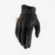 100%,rukavice Cross/Enduro, model Cognito Black/Charcoal, černá barva, velikost S