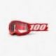 100%, brýle Accuri 2 YOUTH GOGGLE RED, čiré sklo