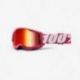 100%, brýle Strata 2 YOUTH GOGGLE FLETCHER - červené zrcadlové sklo