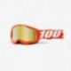 100%, brýle Strata 2 YOUTH GOGGLE ORANGE - zlaté zrcadlové sklo