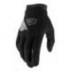 100%,rukavice Cross/Enduro, model Ridecamp GLOVES BLACK černá barva, velikost M