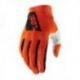 100%, rukavice Ridefit FLUO ORANGE, barva oranžová fluo, velikost S
