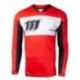 111 Racing, dres Moto 111.3 - REDRISK, barva červená/bílá/černá, velikost L