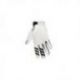 111 Racing, rukavice Moto 111, WHITE/BLACK, barva bílá/černá, velikost M