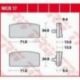 TRW Lucas, brzdové destičky, KH022 Organic BMW R65, R75/6, R75/7, R80/7, R 90S, R100/7, R 100RS/RT/S/T '73-'80, přední,