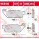 TRW Lucas, brzdové destičky, KH196 Sinter ROAD/TRACK Honda CBR 250R '88-'94/'11-'14, CB 600 HORNET '98-'15, CBF 600 '04-'10, VT