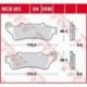 TRW Lucas, brzdové destičky, KH281 Sinter Honda FES 125/150 PANTHEON '98-'06, FES 250 FORESIGHT '98-'05, přední,