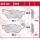 TRW Lucas, brzdové destičky, KH430 Sinter Yamaha YP 125 X-MAX '06-'09, XP 250 X-MAX '05-'09, přední,