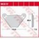 TRW Lucas, brzdové destičky, KH024/2 Organic HARLEY-DAVIDSON FL/FLH/FLHS 1200, FLH/FXB/FXE/FXEF/FXS 1340 '75-'85, přední/zadní,