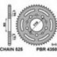 PBR, rozeta 4350 43 C45 Honda CB 500 '94-'03, CB 750 '91-'03, VT 600 SHADOW '90-'04 (JTR1332.43) (řetěz 525)