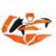 UFO, kryty chladičů, KTM SX/SXF '19-22, EXC/EXC-F 20-23, barva OEM '22