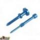FM-Parts, regulační šroub bohatosti směsi + šroub nastavení volnoběhu Keihin (FUEL MIXTURE & IDLE SCREW), modrá barva