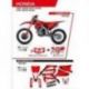 UFO, sada plastů + sada polepů, Honda CRF 250R '22 Tecna, červená barva