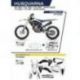 UFO, sada plastů + sada polepů, Husqvarna TC 125 '19-'22 Stokes, bílá barva