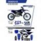 UFO, sada plastů + sada polepů, Yamaha YZ 125 '22 Apodis, OEM barva (bílá/modrá)