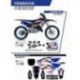 UFO, sada plastů + sada polepů, Yamaha YZ 125 '22 Patriot, černá barva