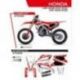 UFO, sada polepů, Honda CRF 250R '22 Stokes, červená barva