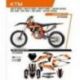 UFO, sada polepů, KTM SX 125 '19-'22 Stokes, černá barva