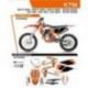 UFO, sada polepů, KTM SX 125 '19-'22 Stokes, OEM barva (oranžová/černá/bílá)