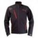 111 Racing, softshell bunda, barva černá/červená, velikost M