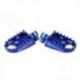 Scar Racing, duralové stupačky EVO Yamaha YZ/YZF/WR, modrá barva