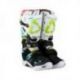 Leatt, cross boty  5.5 Flexlock Boots Tiger, barva bílá/černá/modrá/zelená, velikost 42 / 26.5 cm