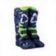 Leatt, boty  4.5 Enduro Boots Blue, barva modrá/zelená fluo, velikost 40.5 / 25.5 cm