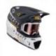 Leatt (kolekce 2023), MX přilba 8.5 V23 (+ MX brýle VELOCITY 5.5 ZDARMA) HELMET KIT METALLIC, barva grafitová/bílá, velikost XS