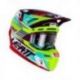 Leatt (kolekce 2023), MX přilba 8.5 V23 (+ MX brýle VELOCITY 5.5 ZDARMA) HELMET KIT NEON zelená, barva FLUO/fialová/modrá, velik