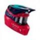 Leatt (kolekce 2023), MX přilba 8.5 V23 (+ MX brýle VELOCITY 5.5 ZDARMA) HELMET KIT RED, barva červená/modrá/modrá, velikost L
