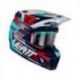 Leatt (kolekce 2023), MX přilba 8.5 V23 (+ MX brýle VELOCITY 5.5 ZDARMA) HELMET KIT ROYAL, barva modrá/červená/modrá, velikost X