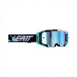 Leatt (kolekce 2023), MX brýle VELOCITY 5.5 IRIZ GOGGLE ACID TIGER BLUE UC 26% -, barva černá/bílá/modrá, zrcadlové sklo modré