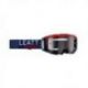 Leatt (kolekce 2023), MX brýle VELOCITY 5.5 GOGGLE ROYAL LIGHT GREY 58% -, barva modrá/červená, zrcadlové sklo kouřové