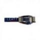 Leatt (kolekce 2023), MX brýle VELOCITY 5.5 ROLL-OFF GOGGLE ROYAL CLEAR 83% -, barva modrá/červená, čiré sklo