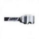 Leatt (kolekce 2023), MX brýle VELOCITY 4.5 IRIZ GOGGLE WHITE SILVER 50% -, barva černá/bílá, zrcadlové sklo stříbrné