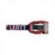 Leatt (kolekce 2023), MX brýle VELOCITY 4.5 GOGGLE ROYAL CLEAR 83% -, barva černá/červená, čiré sklo