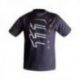 111 Racing, tričko T-Shirt VERTICAL, černá barva, velikost L